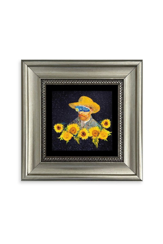 Van Gogh Çerçeveli Taş Tablo 20 cm