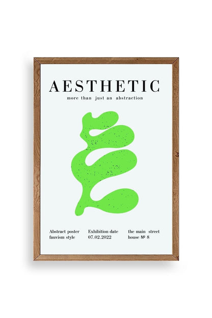 Modern Ahşap Çerçeveli Tablo 50 x 70