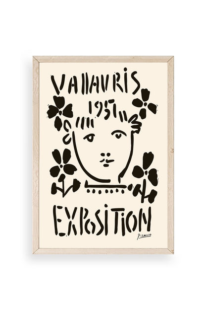 Picasso Ahşap Çerçeveli Tablo 23 x 30