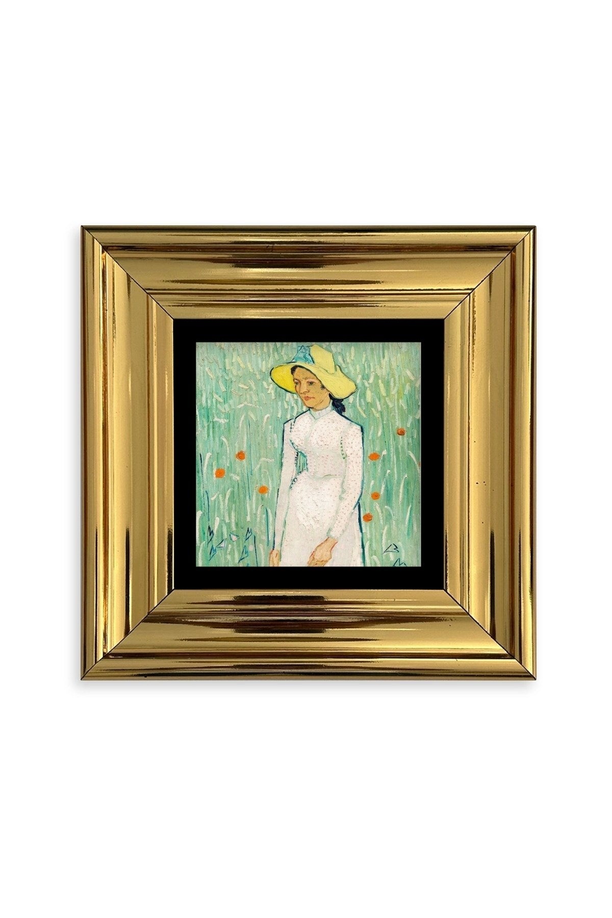 Van Gogh Çerçeveli Taş Tablo 20 cm