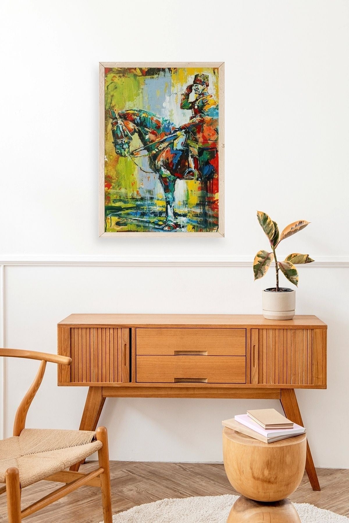 Atatürk Ahşap Çerçeveli Tablo 17 x 23