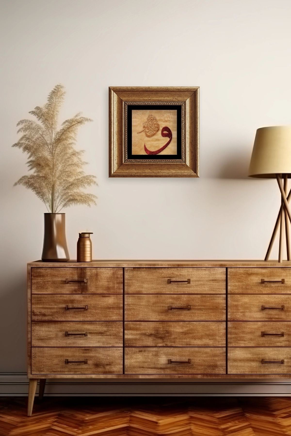 Vav Çerçeveli Taş Tablo 20 cm