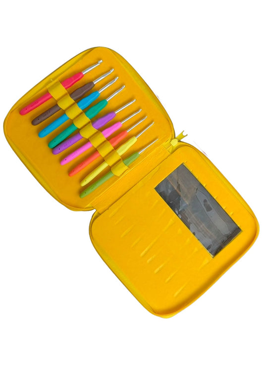 Fermuarlı Yün Tığ Set 2'den 6'ya Kadar 9 Adet( Renk Stok Durumuna Göre)