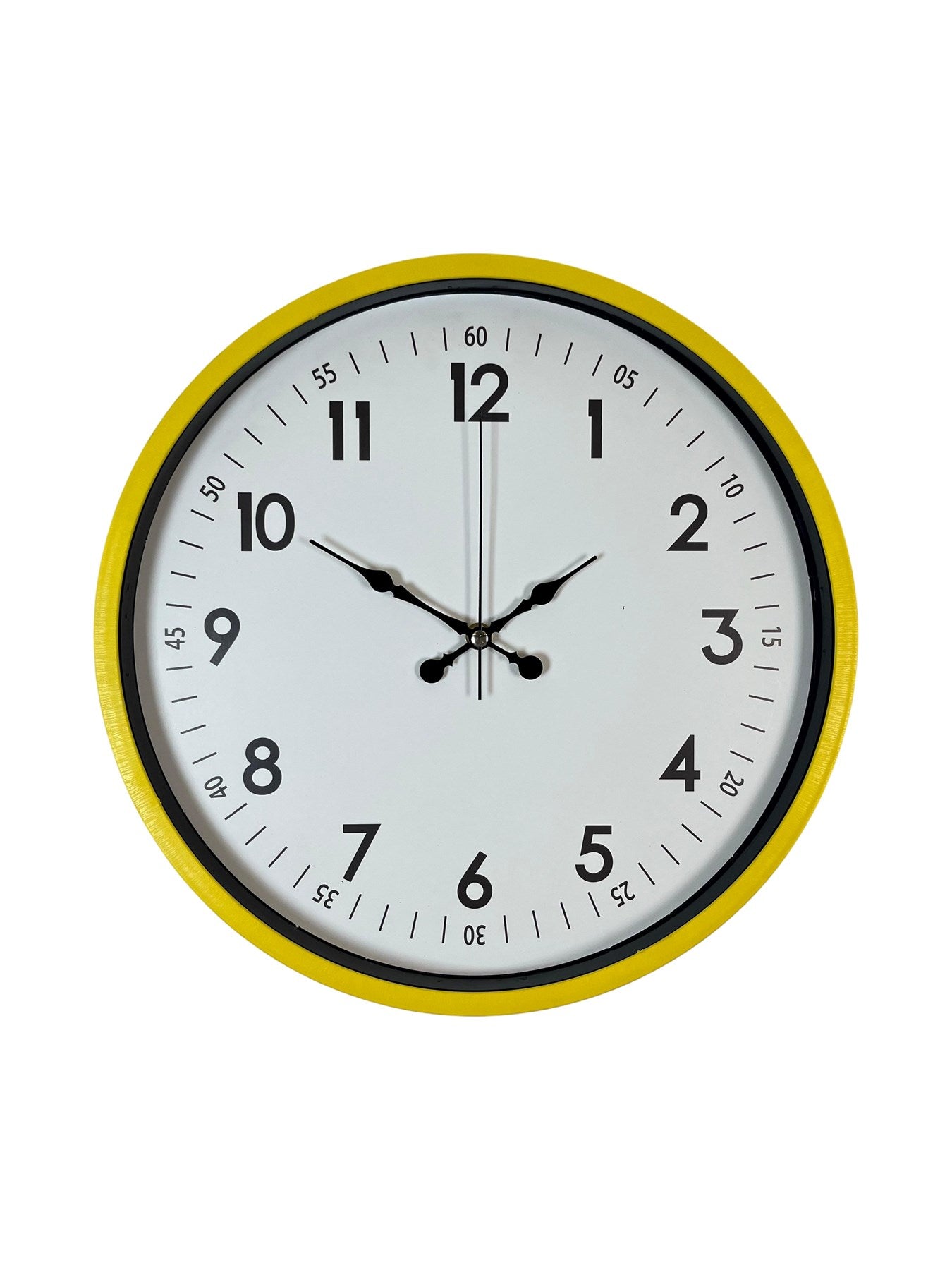 Zentime 36 Cm Sarı Dekoratif Duvar Saati