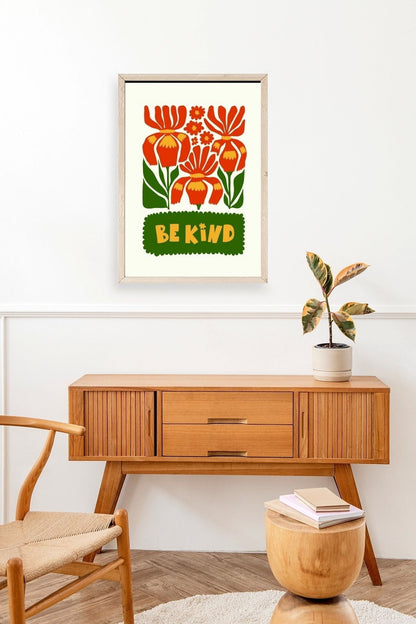 Motto Ahşap Çerçeveli Tablo 23 x 30