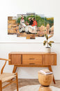 İnsan Manzarası 5 Parçalı Mdf Tablo 60 x 100