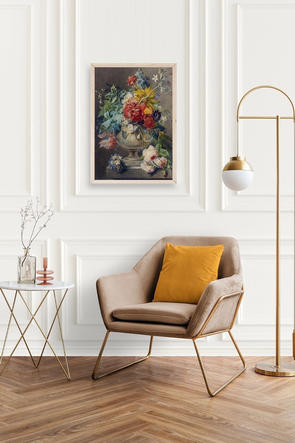 Georgius Jacobus Johannes Ahşap Çerçeveli Tablo 30 x 42