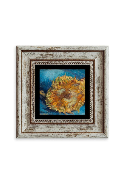 Van Gogh Çerçeveli Taş Tablo 20 cm