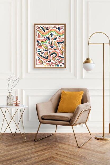 Etna Wiswall Ahşap Çerçeveli Tablo 30 x 42