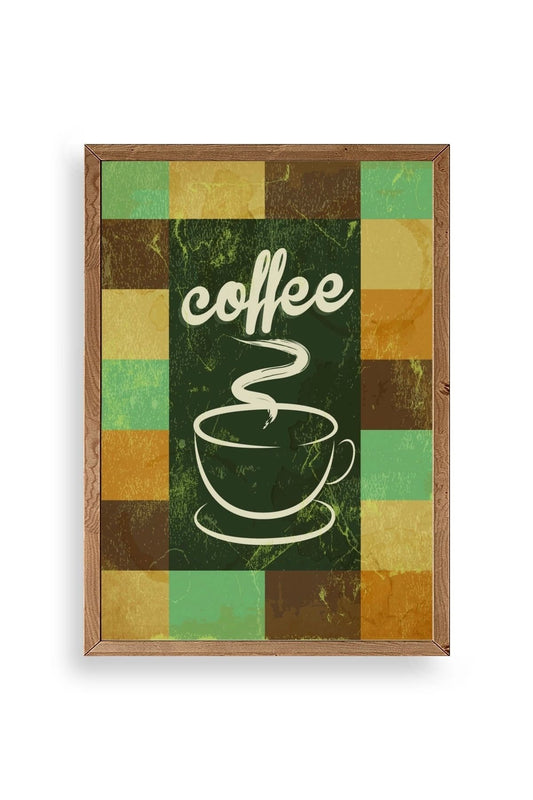 Kahve Ahşap Çerçeveli Tablo 23 x 30