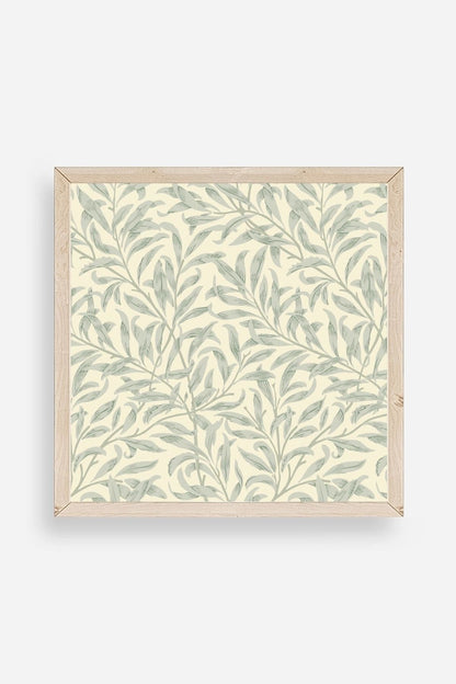 Yaprak Ahşap Çerçeveli Tablo 50 x 50