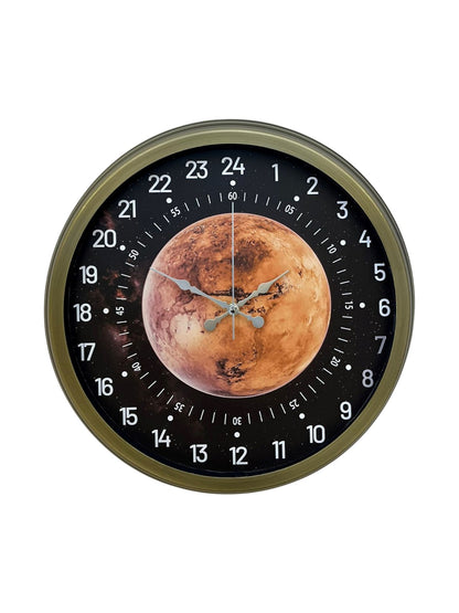 Zentime 40 Cm Eskitme Metal 24 Saat Göstergeli Özel Tasarım Duvar Saati