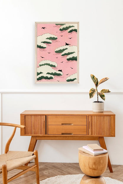 Bitjutsi Sekai Ahşap Çerçeveli Tablo 30 x 42