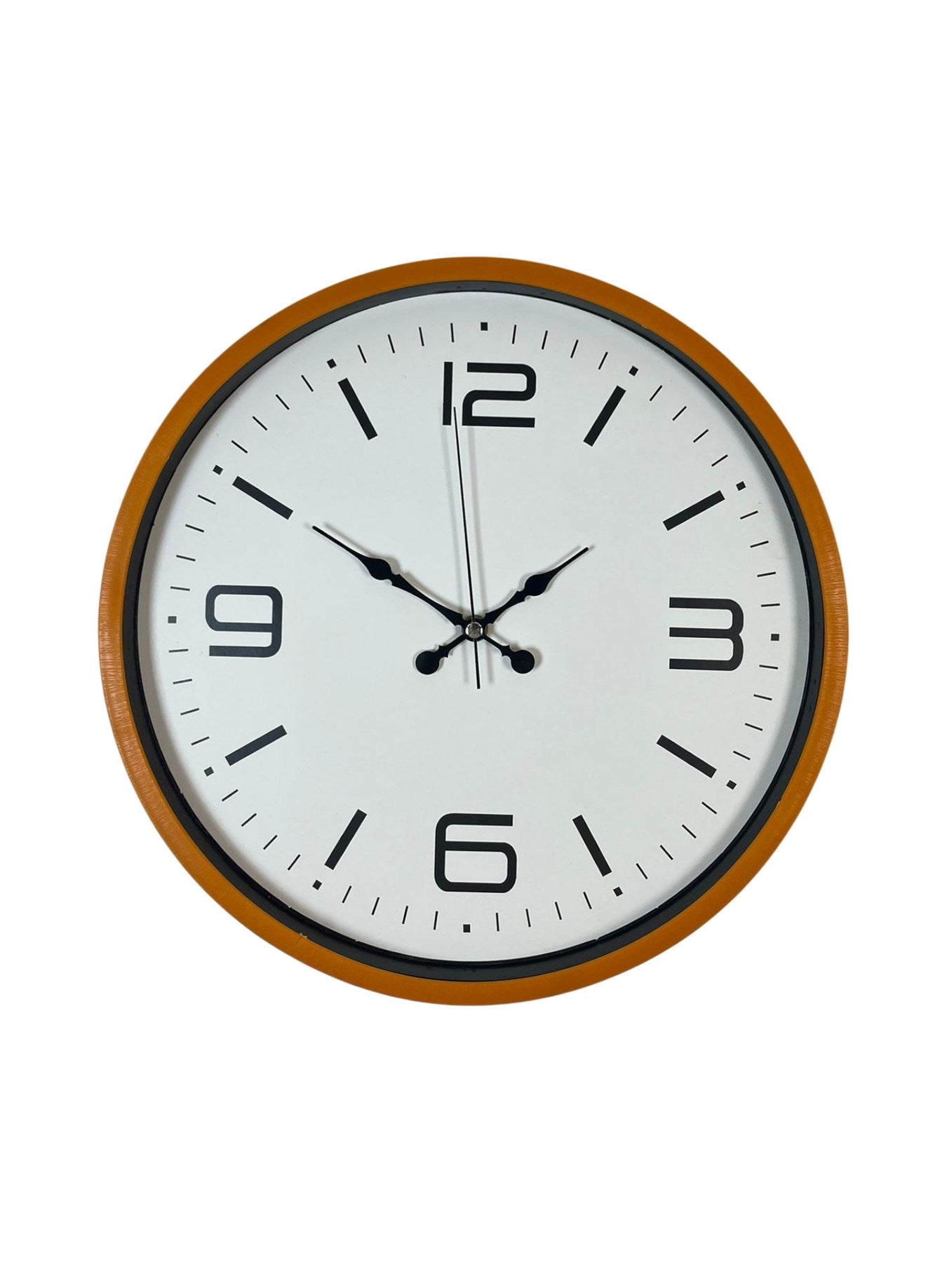 Zentime 36 Cm Turuncu Dekoratif Duvar Saati