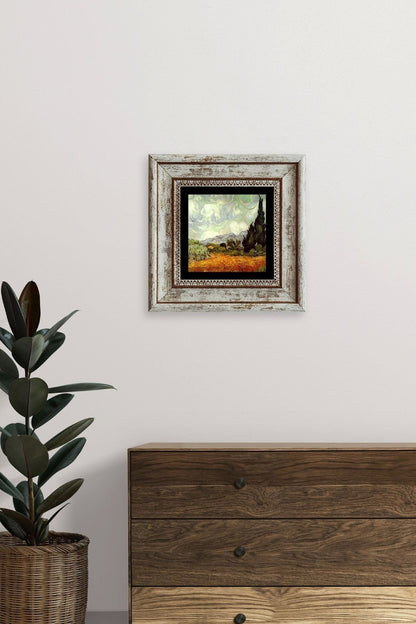 Gustav Klimpt Çerçeveli Taş Tablo 20 cm