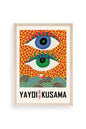 Yayoi Kusama Ahşap Çerçeveli Tablo 50 x 70