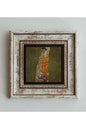 Gustav Klimt Çerçeveli Taş Tablo , Çerçeveli Taş Duvar Dekoru 20 cm
