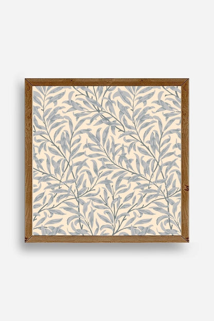 Yaprak Ahşap Çerçeveli Tablo 42 x 42