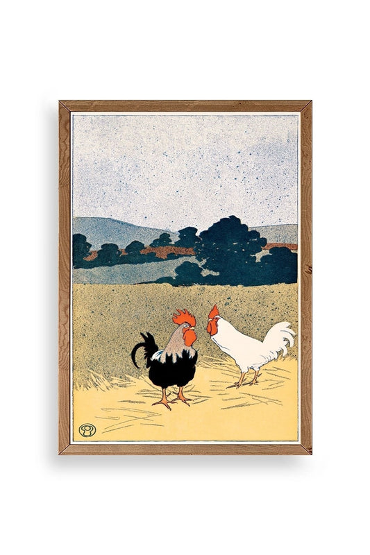 Edward Penfield Ahşap Çerçeveli Tablo 23 x 30
