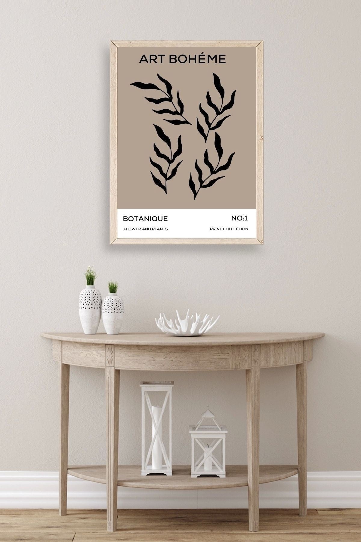 Art Boheme Ahşap Çerçeveli Tablo 50 x 70