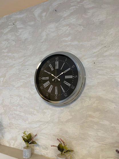 Zentime 40 Cm Krom Elegance Duvar Saati