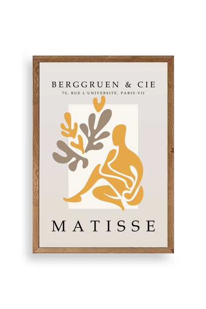 Modern Ahşap Çerçeveli Tablo 23 x 30