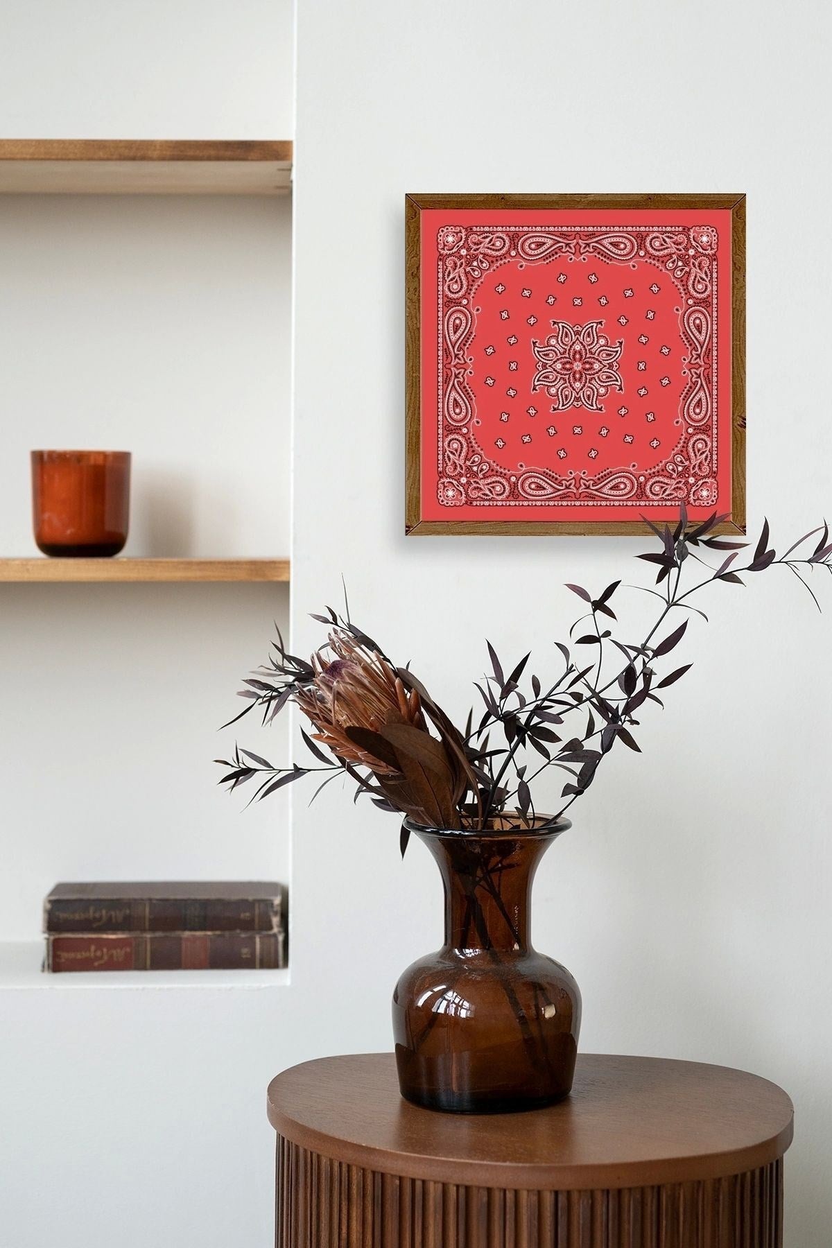 Motif Ahşap Çerçeveli Tablo 50 x 50