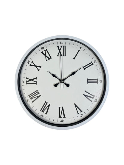 Zentime 36 Cm Beyaz Dekoratif Duvar Saati