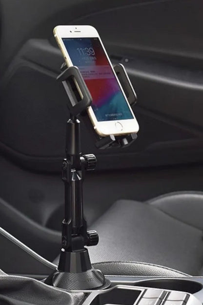 BUFFER® Teleskopik Araç Bardak Yerine Giren Telefon Tutucu