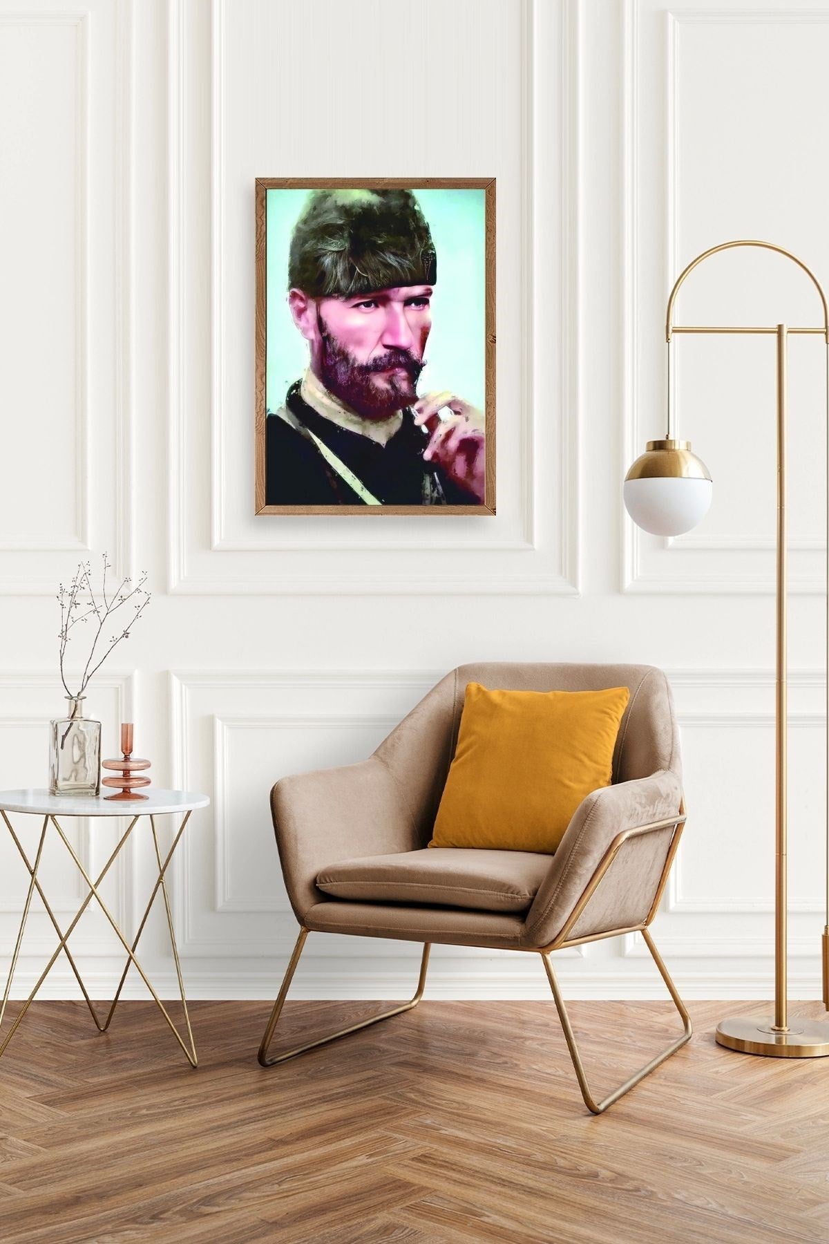 Atatürk Ahşap Çerçeveli Tablo 50 x 70