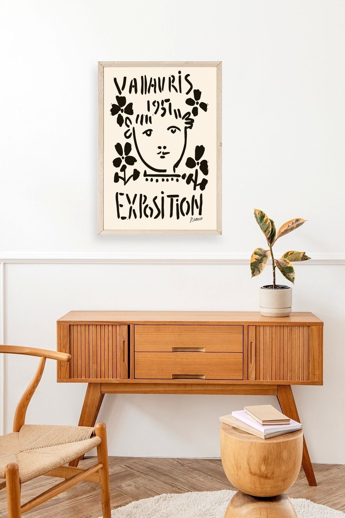 Picasso Ahşap Çerçeveli Tablo 17 x 23