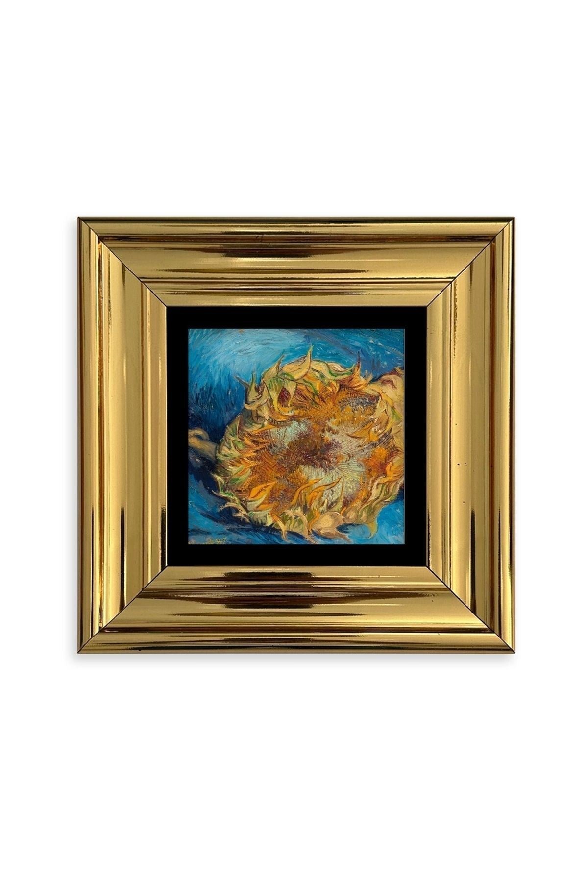 Van Gogh Çerçeveli Taş Tablo 20 cm
