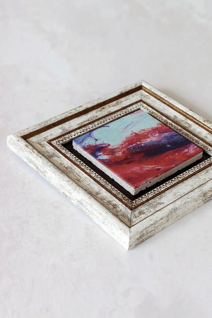 Çerçeveli Taş Tablo , Çerçeveli Taş Duvar Dekoru-enkcrcvtbl-00190 20 cm