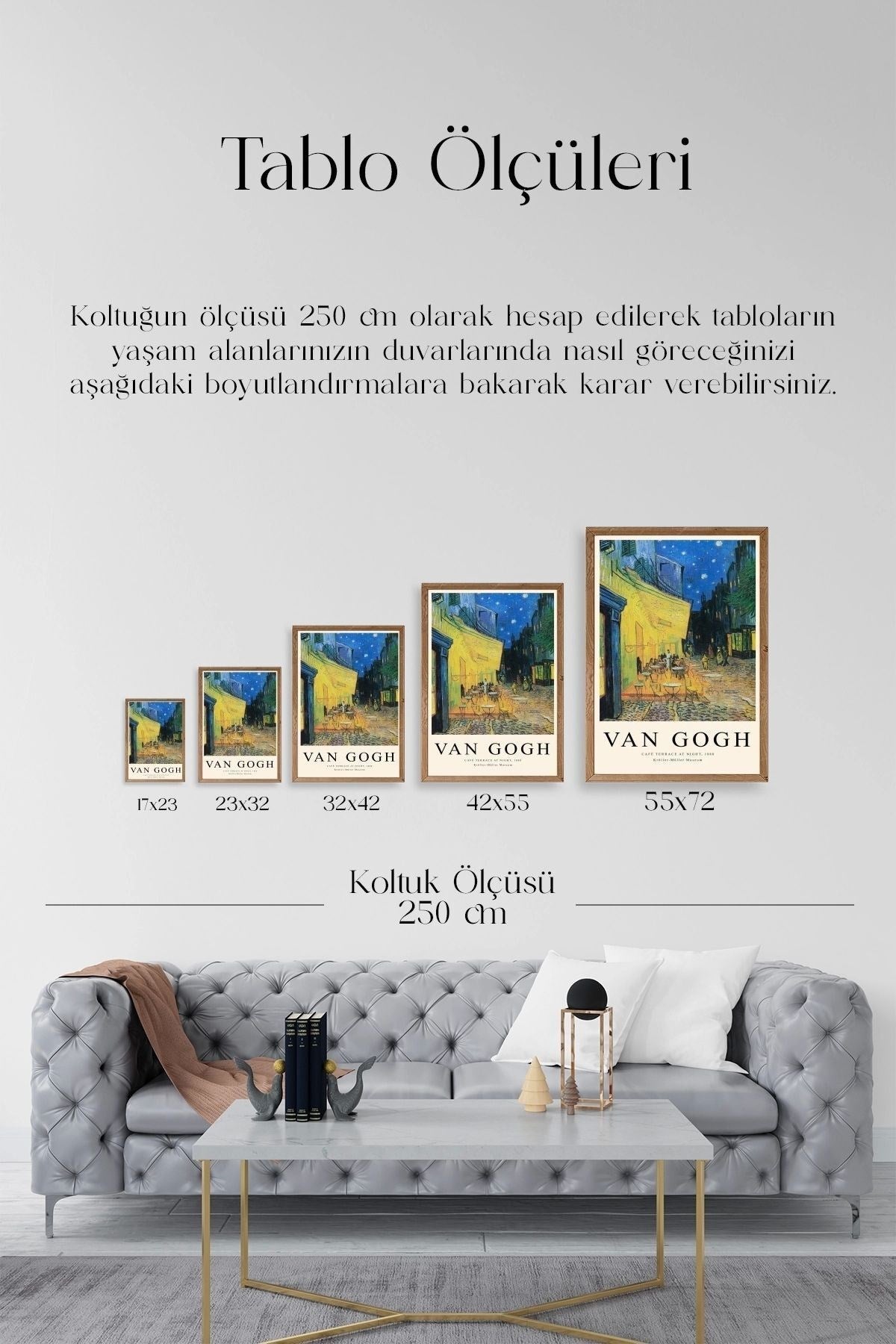 Van Gogh Ahşap Çerçeveli Tablo 17 x 23