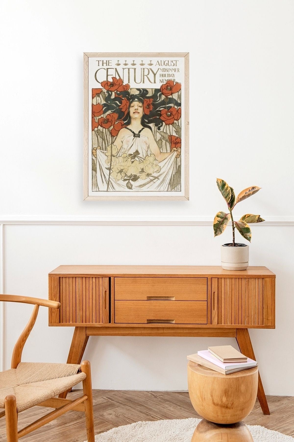 Joseph Christian Leyend Ahşap Çerçeveli Tablo 30 x 42