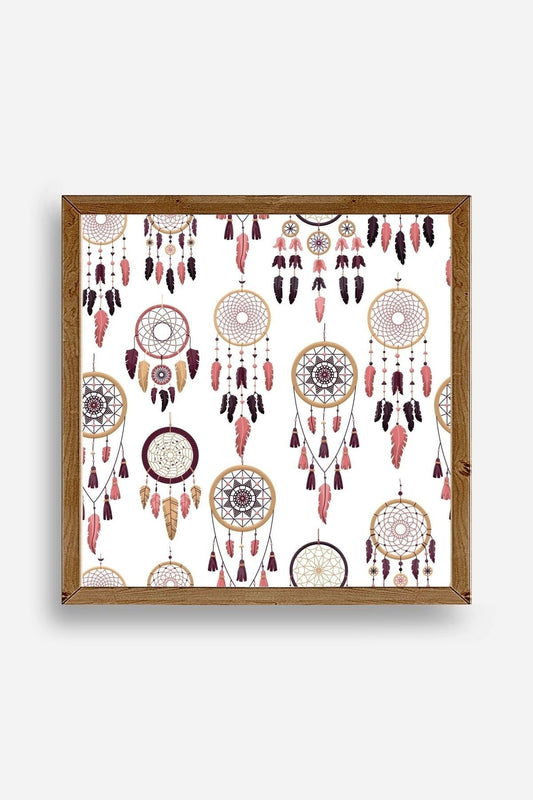 Rüya Kapanı Ahşap Çerçeveli Tablo 42 x 42