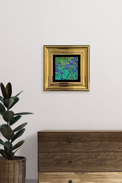 Van Gogh Çerçeveli Taş Tablo 20 cm