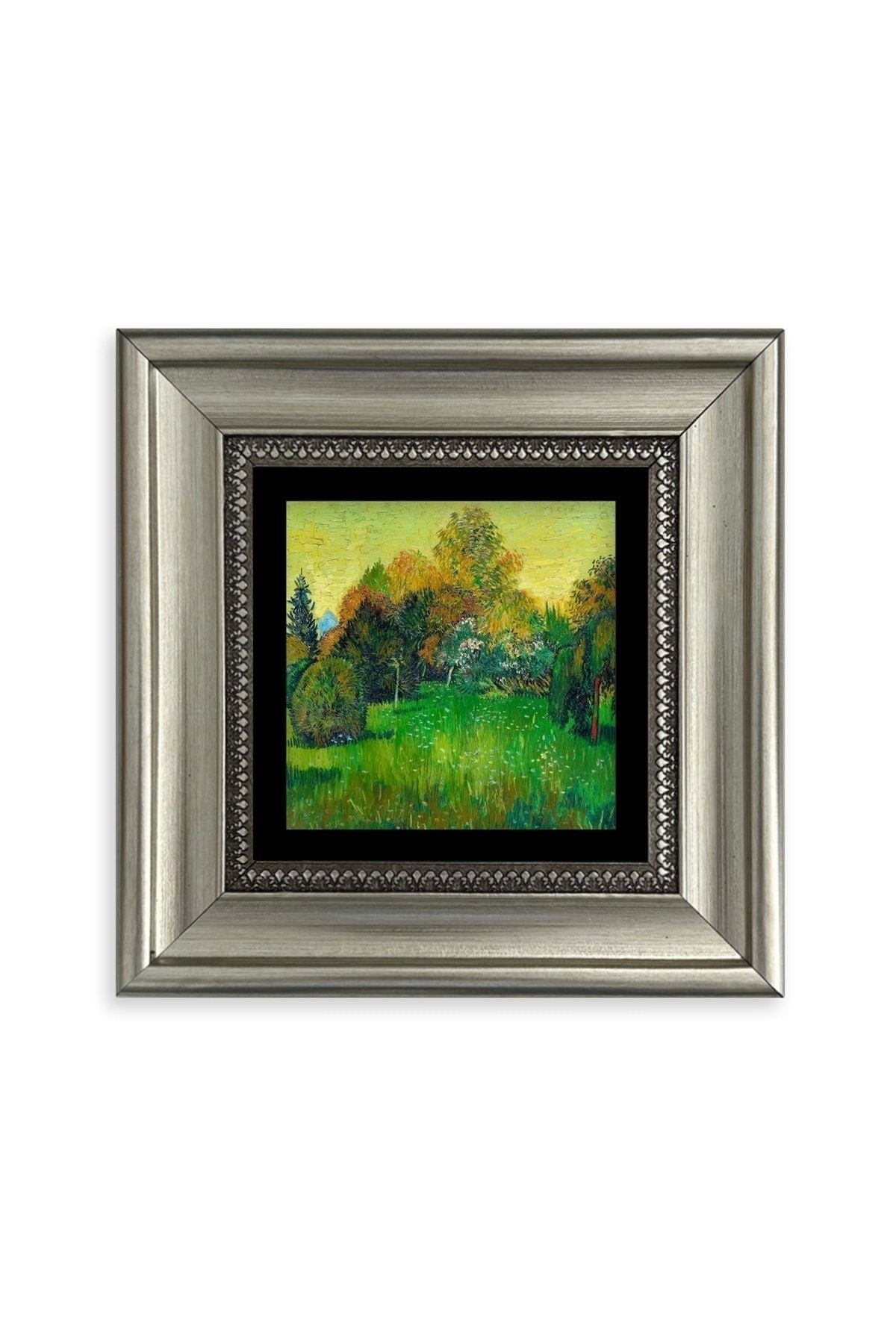 Van Gogh Çerçeveli Taş Tablo 20 cm