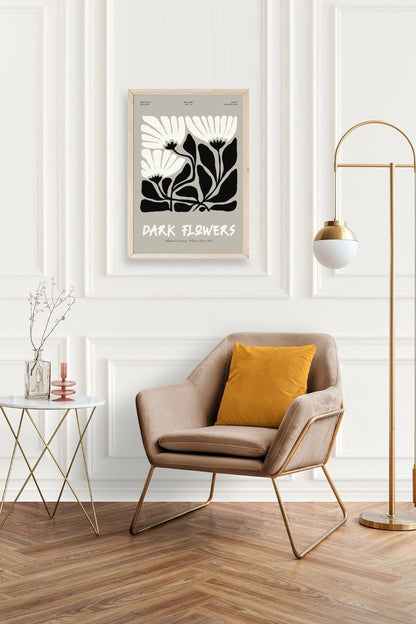 Çiçek Ahşap Çerçeveli Tablo 30 x 42