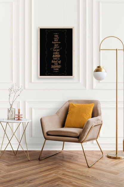 Modern Ahşap Çerçeveli Tablo 30 x 42