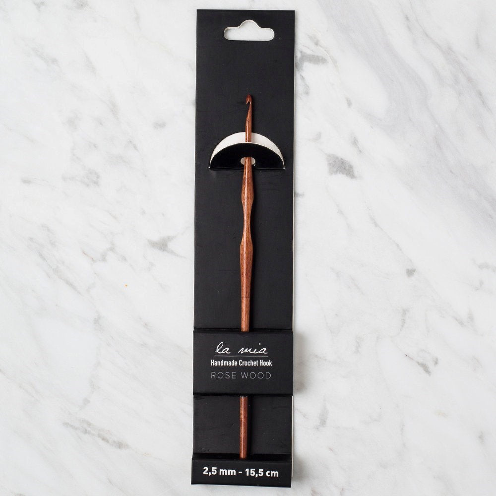 La Mia Rosewood 2.5 mm 15.5 cm Ahşap Yün Tığ