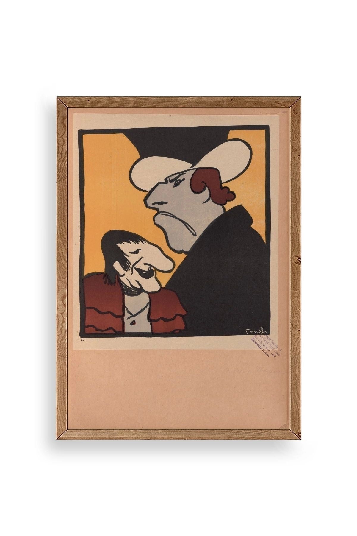 Frueh Ahşap Çerçeveli Tablo 23 x 30