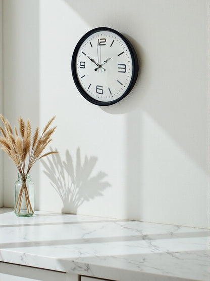 Zentime 36 Cm Siyah Dekoratif Duvar Saati