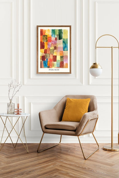 Paul Klee Ahşap Çerçeveli Tablo 30 x 42