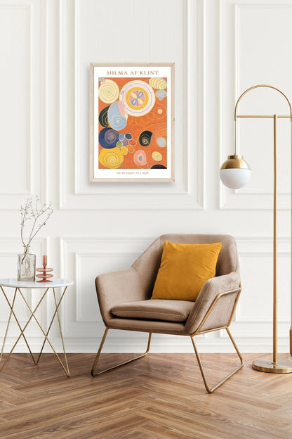 Hilma Af Klint Ahşap Çerçeveli Tablo 30 x 42