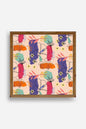Modern Ahşap Çerçeveli Tablo 23 x 23