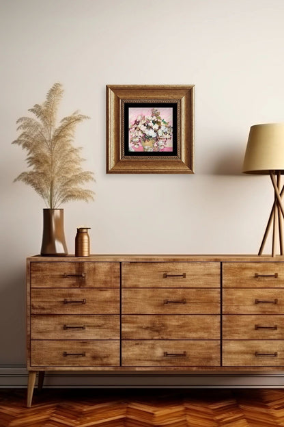 Van Gogh Çerçeveli Taş Tablo 20 cm