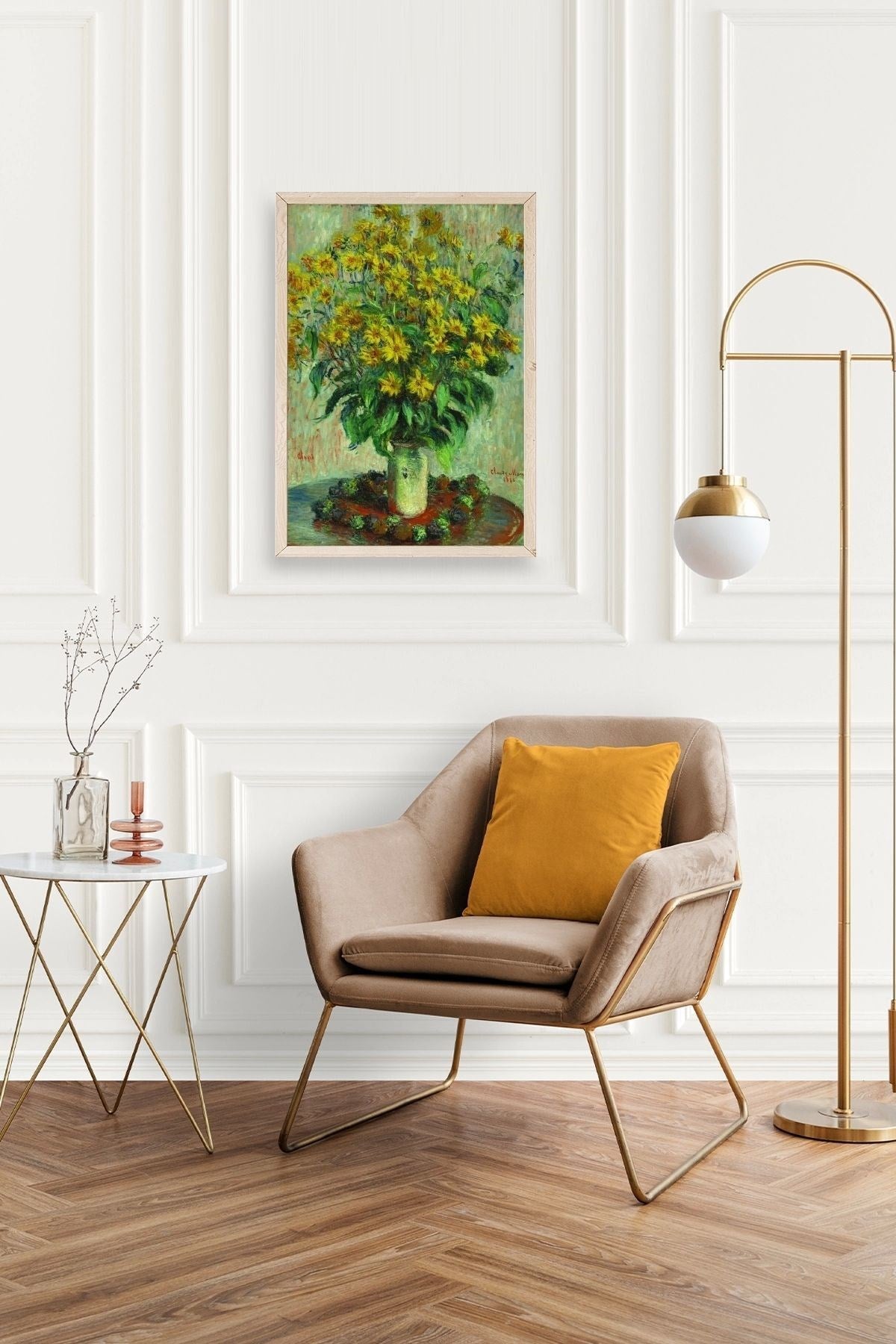 Ağaç Ahşap Çerçeveli Tablo 23 x 30