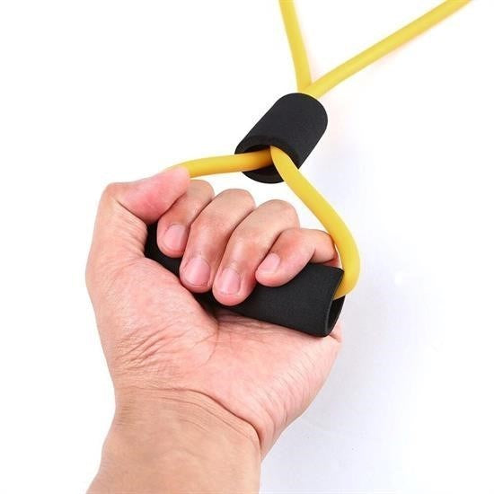 BUFFER® 8 Şeklinde Direnç Bandı Yoga Plates Ve Vücut Geliştirme Egzersiz Bandı