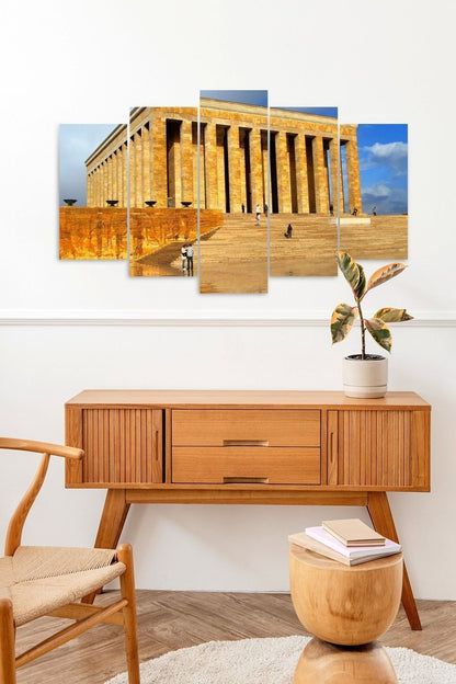 Anıtkabir 5 Parçalı Mdf Tablo 60 x 100